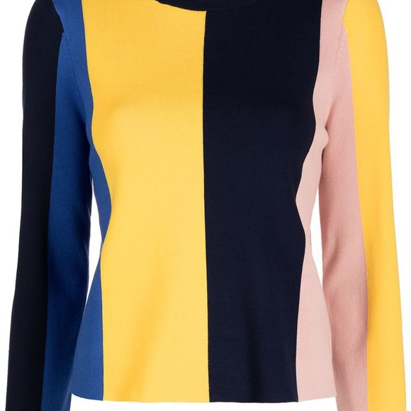 TED Baker Color-Block Sweater - Picture 2 of 5